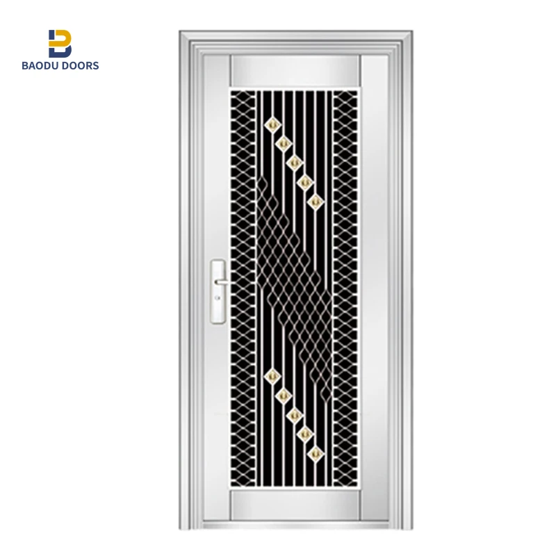 high quality European stainless security  steel 304 door luxury main entry door design