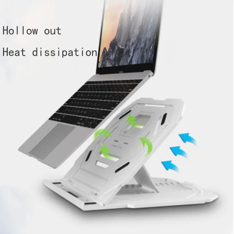 Modern Plastic Commercial Furniture Portable Cushion Adjustable Sit Stand Laptop Stand