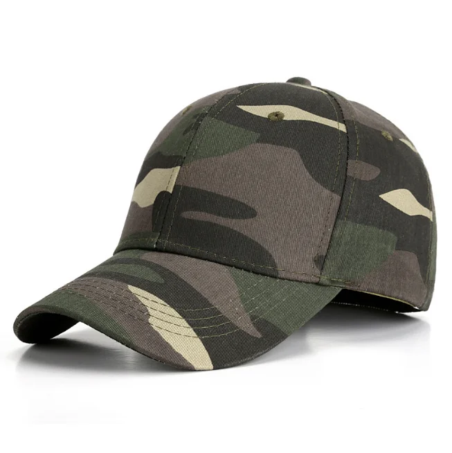 2023 Outdoor cotton camouflage baseball hat spring and autumn fashion European and American sports leisure peaked hat