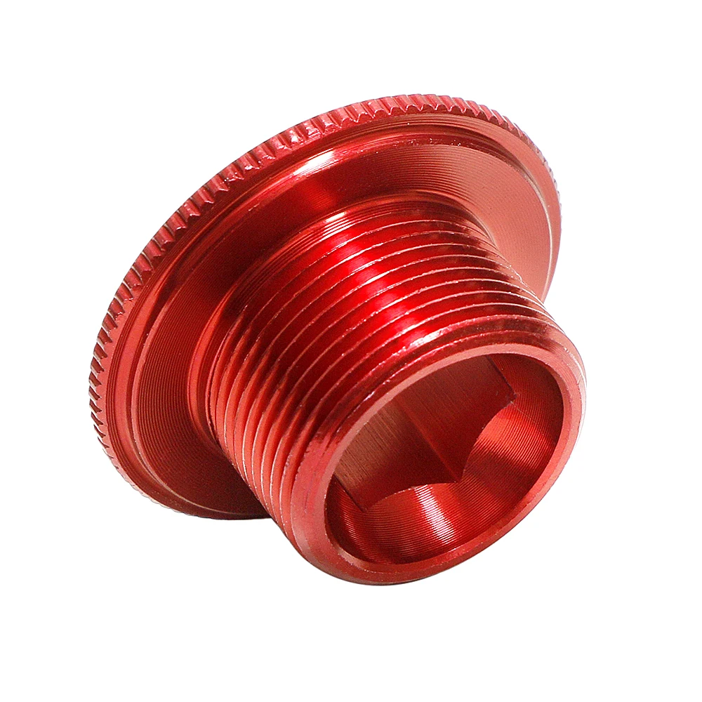 1PCS 18mm 20mm Mountain Bike Aluminum Alloy CNC Screw Crank Cover Hollow One Crankset BB Bottom Shaft Decorative Cover