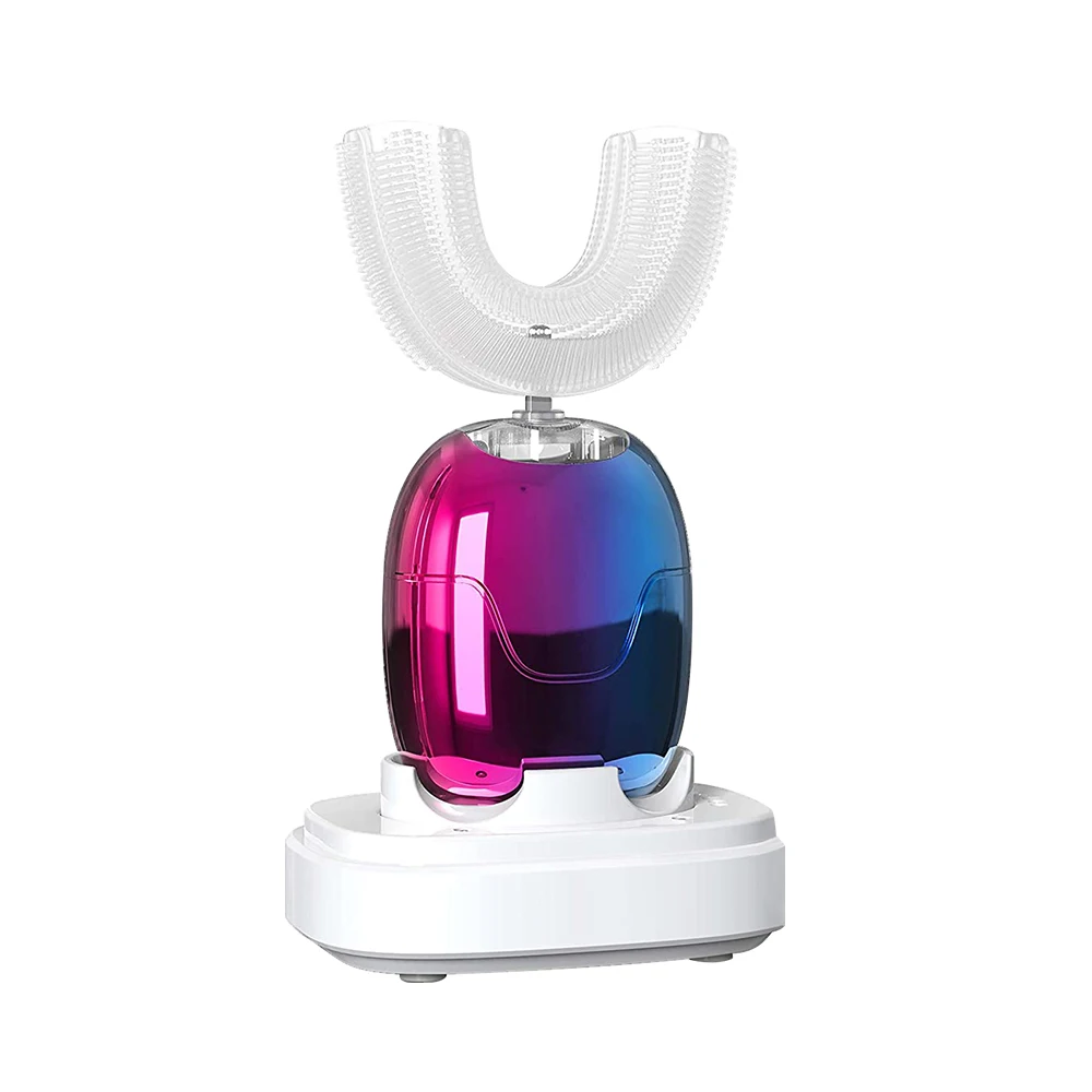 Rechargeable Ultrasonic electric toothbrush U Type 360 Degree Sonic Toothbrush Teeth Whitening Kit Gum Massage Adult