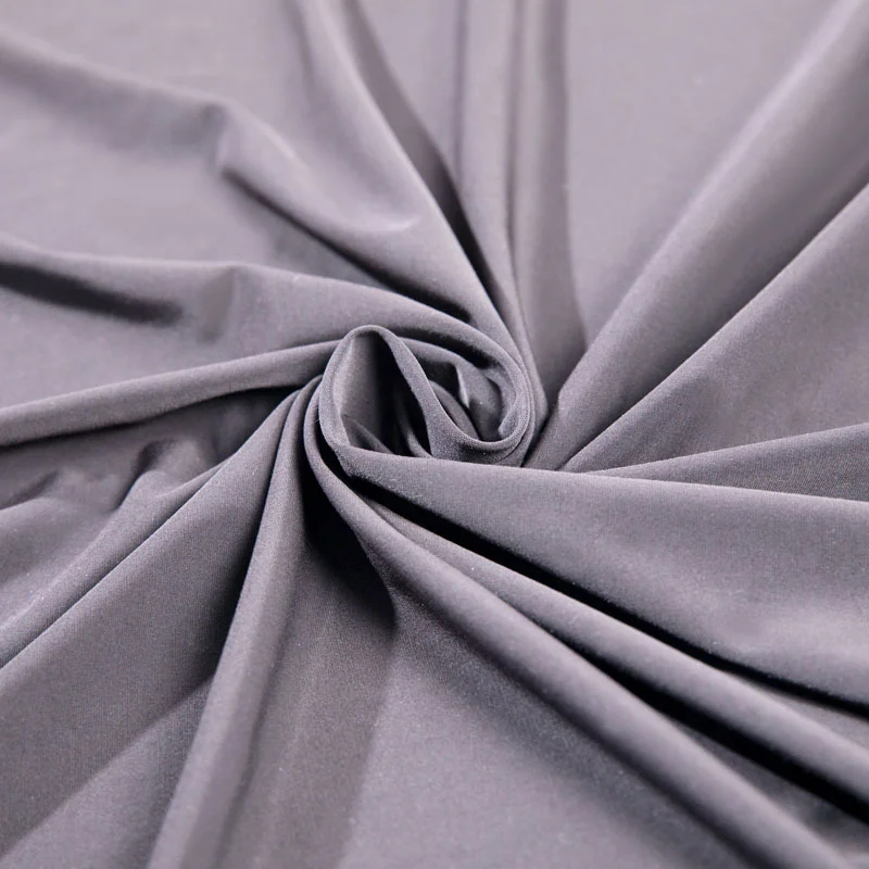 Custom Color  recycled 100% Polyester Satin Slub Fabric Woven Shiny 125gsm for Garments for Girls and Boys Dresses