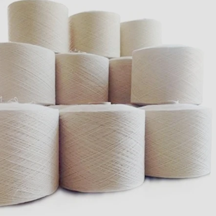 Eco-Friendly Recycled Blended Polyester/Cotton Yarn High Strength Raw Pattern Knitted Gloves for Weaving Dyed Pattern