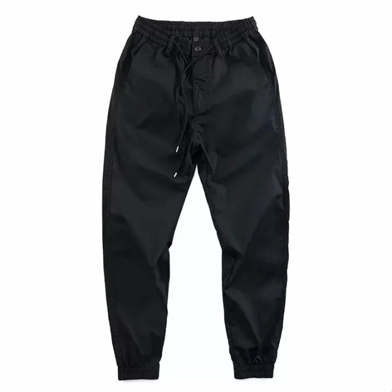 Custom Men Straight Leg Corduroy Casual Trousers Track Cargo Pants With Big Pockets Streetwear Pants