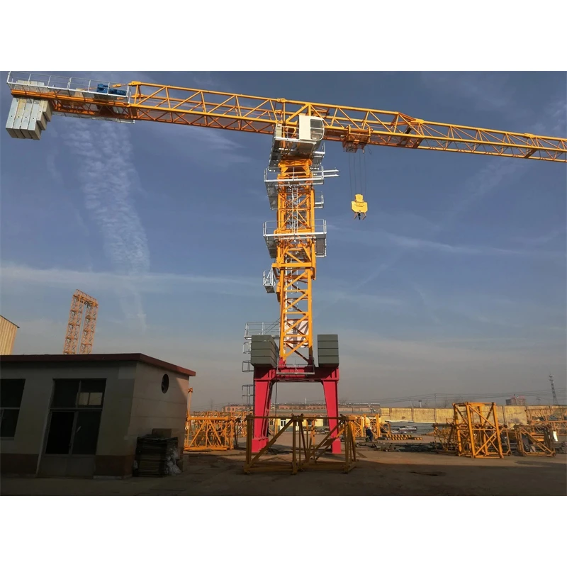 Used Tower Crane for Construction Stationary Crane with Pump Core Components for Building Sites