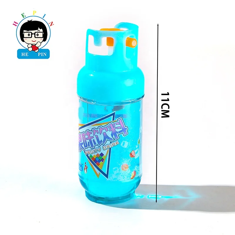 Wholesale Fruit Flavor Liquid Candy Gas Tank Shaped Spray Candy Mix Colors Spray Candy