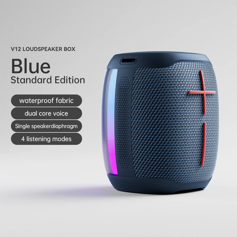 Водонепроницаемый уличный Bluetooth-динамик V12s Pro мини-сабвуфер