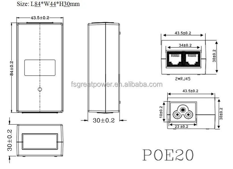 15 Вт Пассивный PoE инжектор 15VDC 1A DC/DC адаптер 1000 Мбит/с гигабитный коммутатор Ethernet Voip телефон CCTV камера источник питания