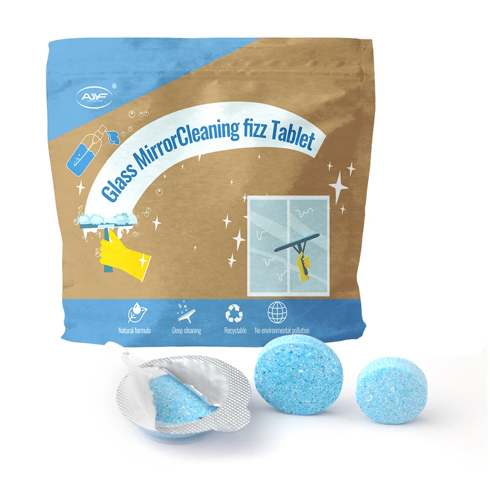 2023 натуральная Органическая Автомойка ветрового стекла Таблетки очиститель стекол шипучий планшет лобового автомобиля