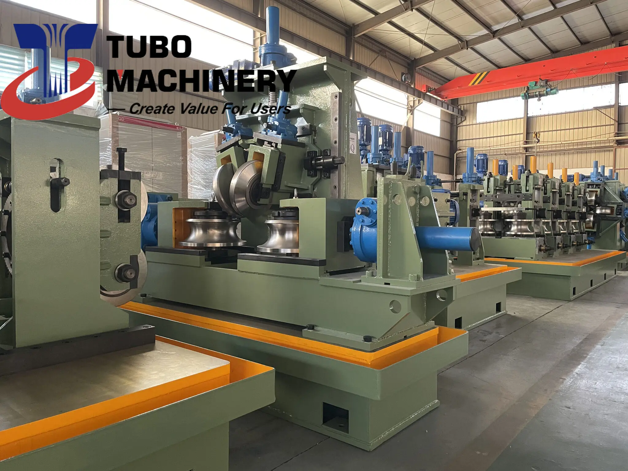 HF Welding Pipe Equipment Hollow Section Pipe Making Machine Welded Pipe Mill