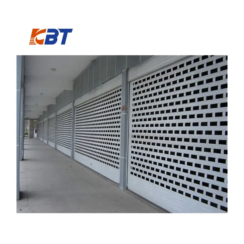 Low Price Aluminum Alloy Residential Rolling Door And Window Electric Roller Shutter Door Prices With Roller Shutter Slats