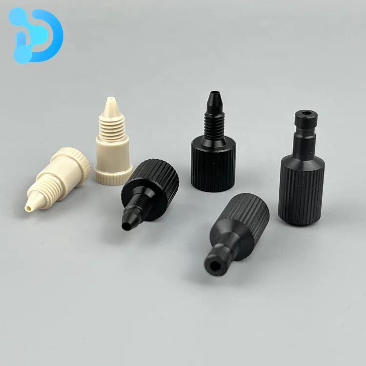 hplc peek nuts  ICP sample introduction nebulizers peek screw