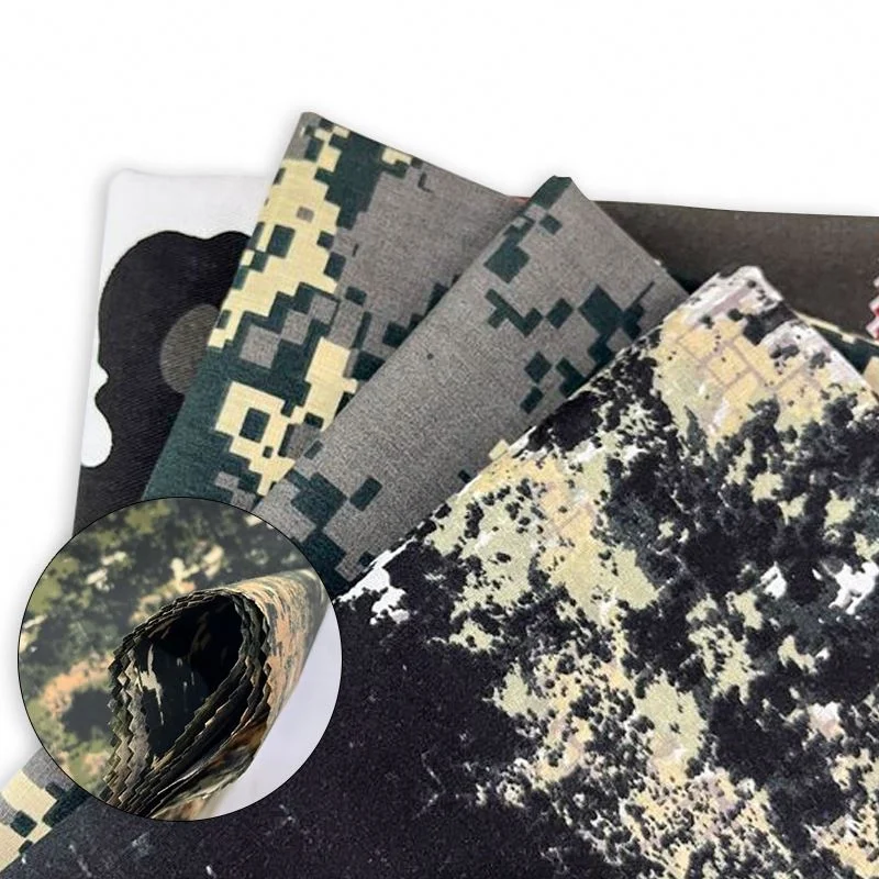 Factory Direct Manufacture Tc Blend Camouflage Uniform for Pants Clothes Twill Fabric Printed Fabric Woven Us Polyester / Cotton