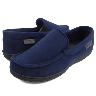 Custom indoor outdoor man slippers with closed-back soft comfortable slippers