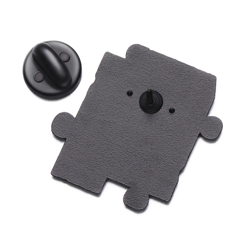 Wholesale Autistic Quotes Enamel Pins Care Autism Mom Kids Rainbow Puzzle Pieces Lapel Badge Jewelry Psychological Institutions