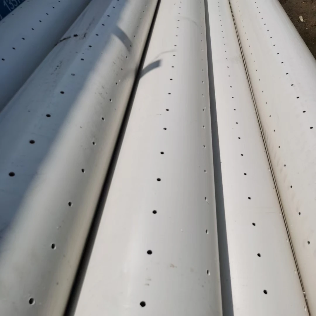 6 inch perforated pipe upvc perforated drainage pipe