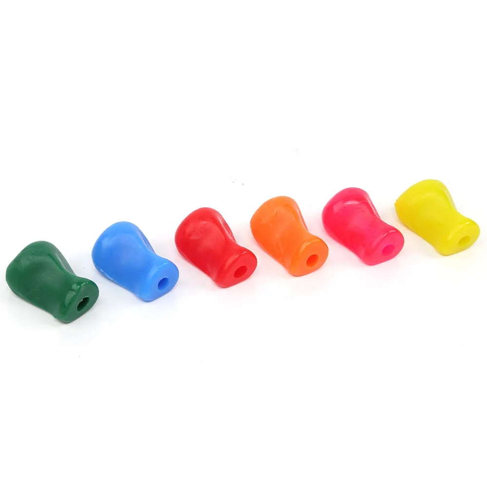  High Quality Various Colorful Custom Silicone Pencil Grips Kids Handwriting