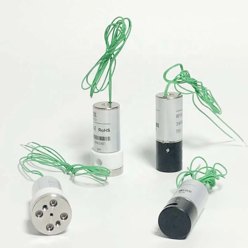 Медицинский соленоидный зажимной клапан с силиконовой трубкой и направляющими для шлангов