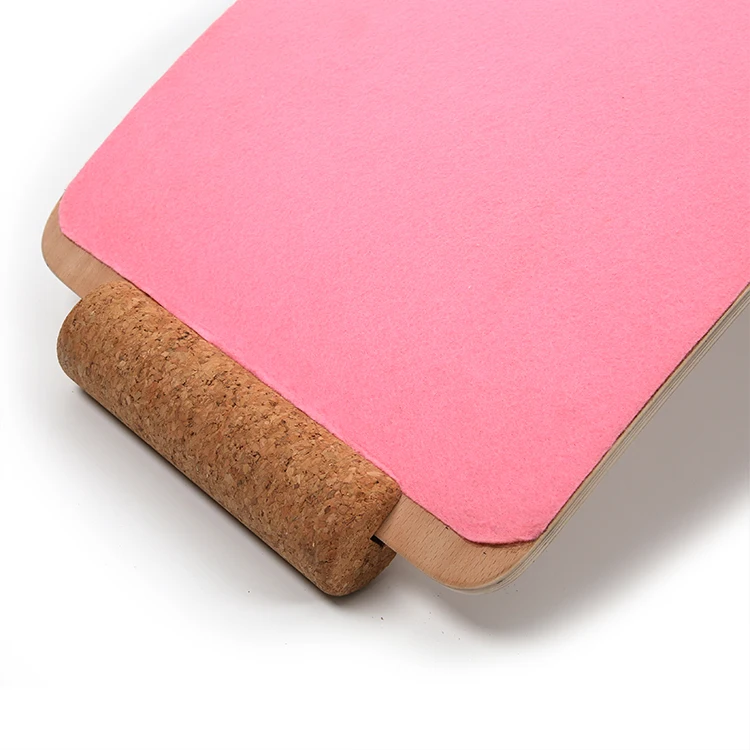 New Design Fitness land extreme sport wooden balance board Kids Body Trainingtraining Board with cork cork bar