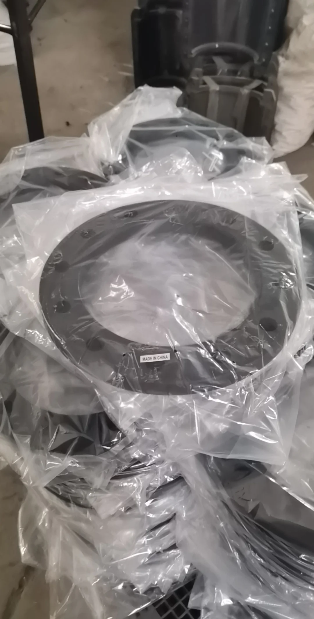 Hot selling Plastic Pipe Fittings pp coated steel tapped flange factory