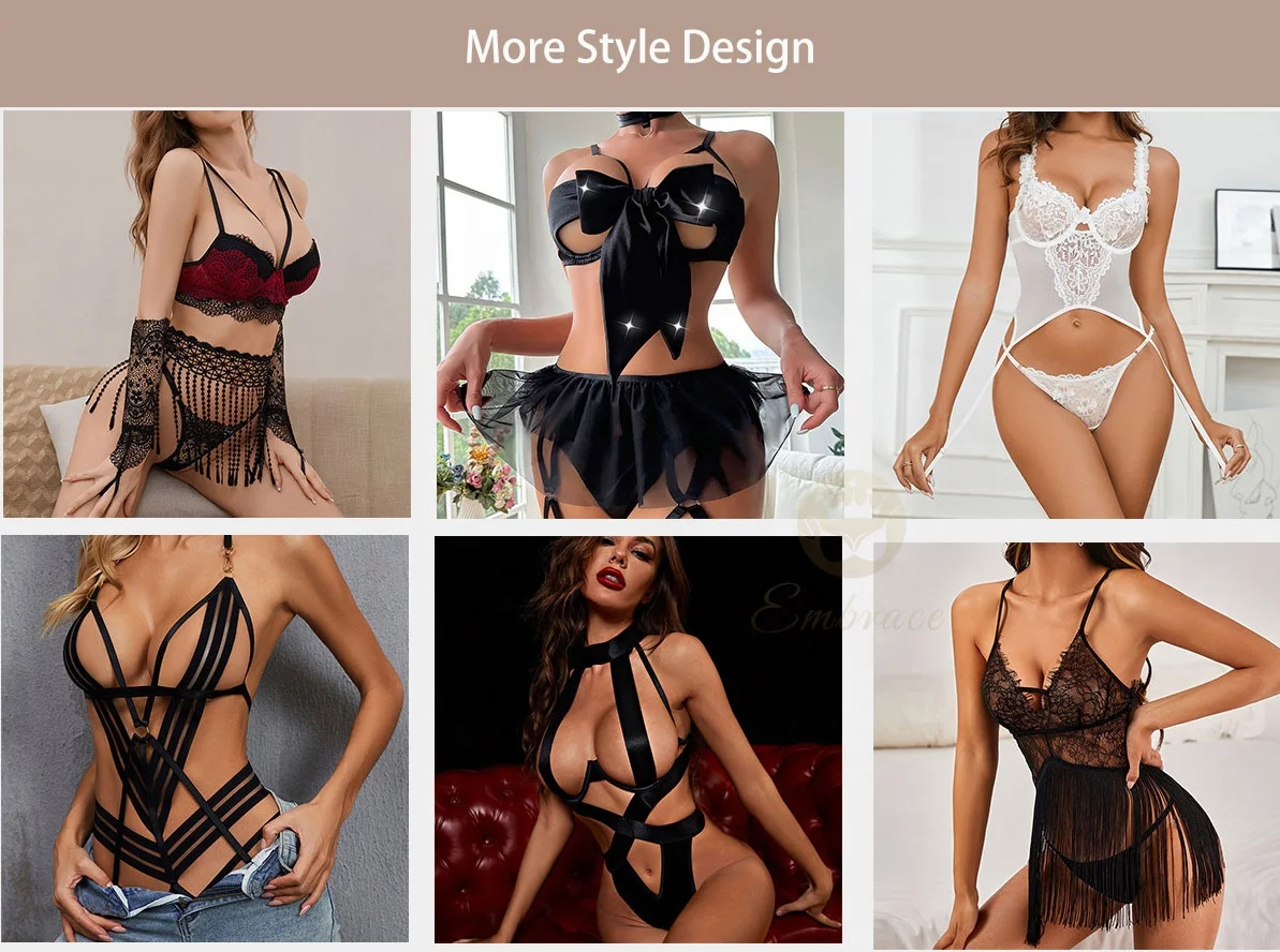 2024 Summer New Arrivals Lace Sling Hollow Out See-Through Body Shaping Teddies Bodysuits PINK Lingerie