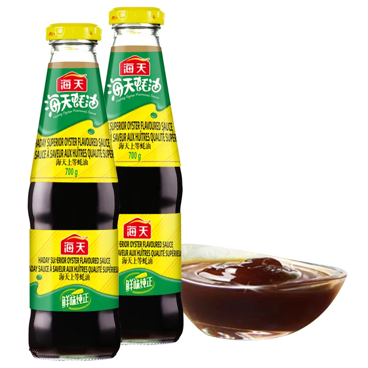 700g Superior oyster sauce China braise and stew condiment Haday Halal thick and black dark viscose oyster extract sauce