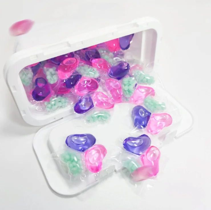 Capsules Detergent Laundry Beads Detergent Soap Scent Nature Laundry Detergent Pods 3 in 1 Washing Pods