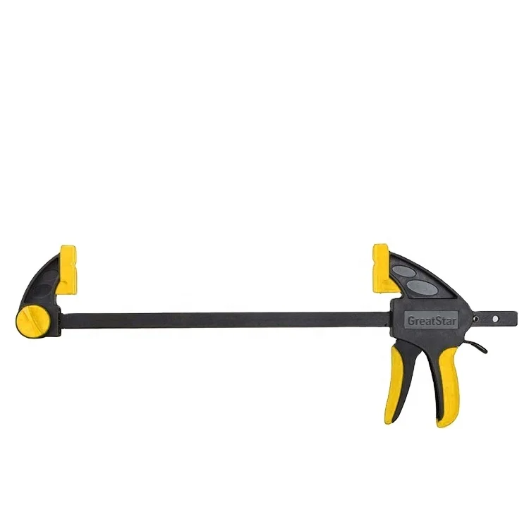 Customized Heavy Duty Soft Padded Jaws Quick Release 6inch Ratcheting Bar Clamp For Wood-Working Hobby