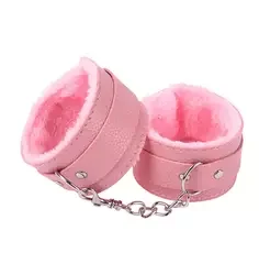 The Best Selling Erotic Sex Toys for Woman Adjustable PU Leather Plush  Ankle Cuff Restraints Bondage