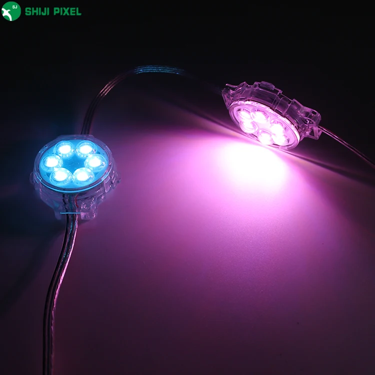 IP67 IP68 Addressable 24V UCS2904 40mm Rgbw Led Pixel Outdoor Christmas Decoration LED Module Light