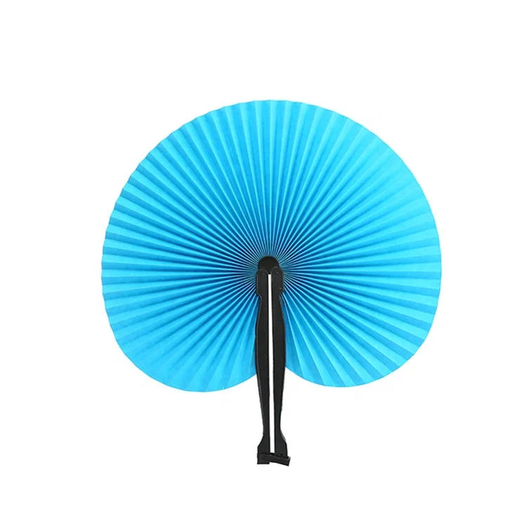 2019 Mini Folding Chinese Paper Fan - Wedding Favour Round Paper Fan