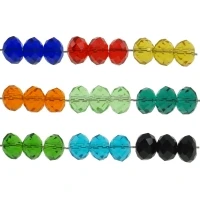 bulk wholesale handmade faceted Rondelle Crystal Beads more colors for choice 4x6mm Length 16 Inch 100PCs/Strand 88435