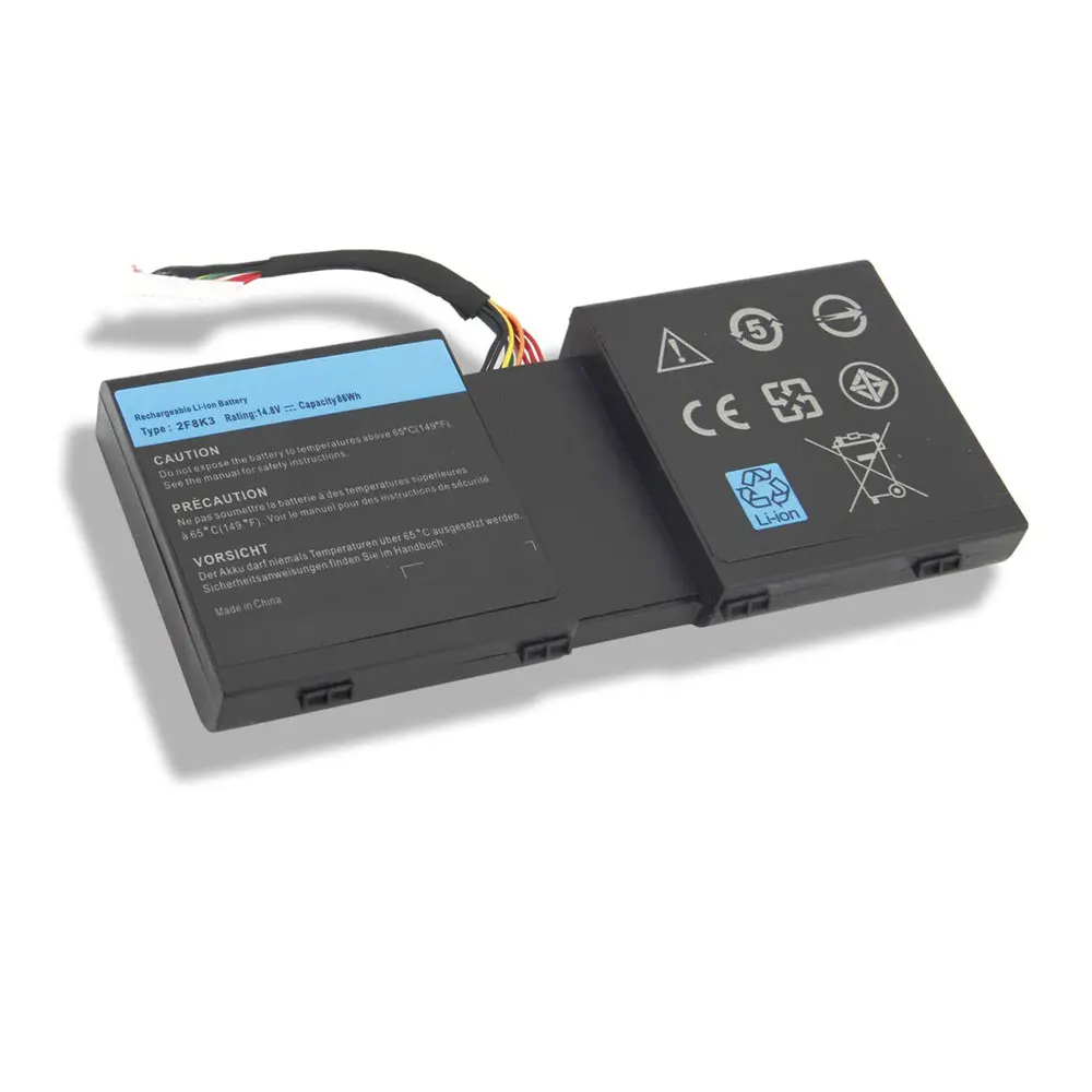 86Wh 2F8K3 Laptop Battery Replacement for Dell Alienware 17 R1 17X M17X-R5, Alienware 18 R1 18X M18X-R3 Series