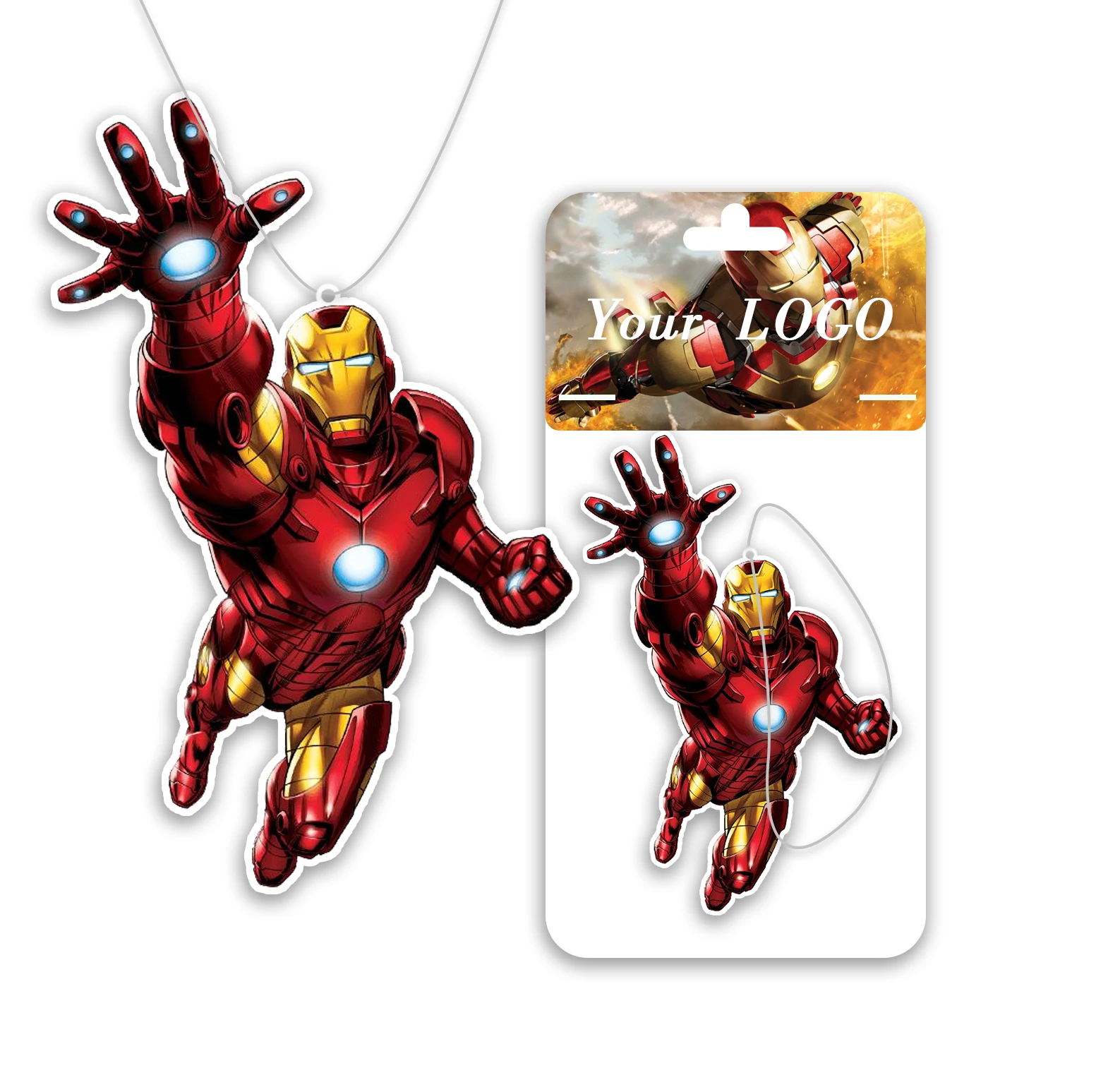 Iron Man Tony Stark custom car freshener car parfum little tree air freshener