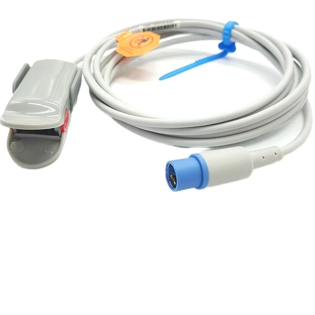 Drager blood oxygen saturation pulse oximetere probe reusable adult/pediatric/neonate spo2 sensor