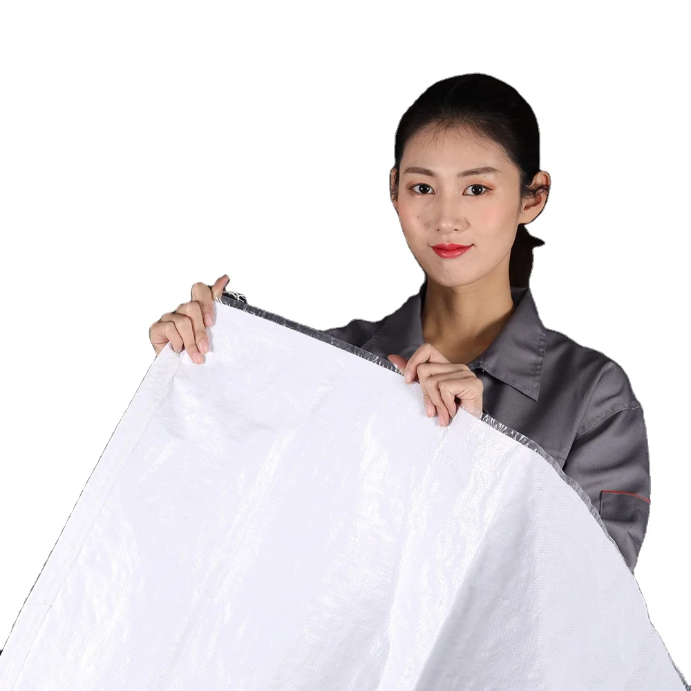 Factory Direct Plain 25kg 30kg  Pp Woven Rice Empty Bags Garden Waste Pp Woven Finished Bag