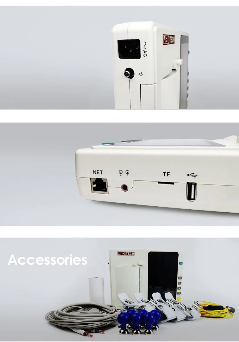 Meditech EKG6A portable Automatic Digital 6 Channel 12 lead ECG/EKG machine