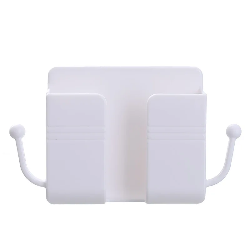 Hot selling mobile phone holder Wall Hanging Paste Type Mobile Phone Storage box Bedroom Multifunction Storage Holder