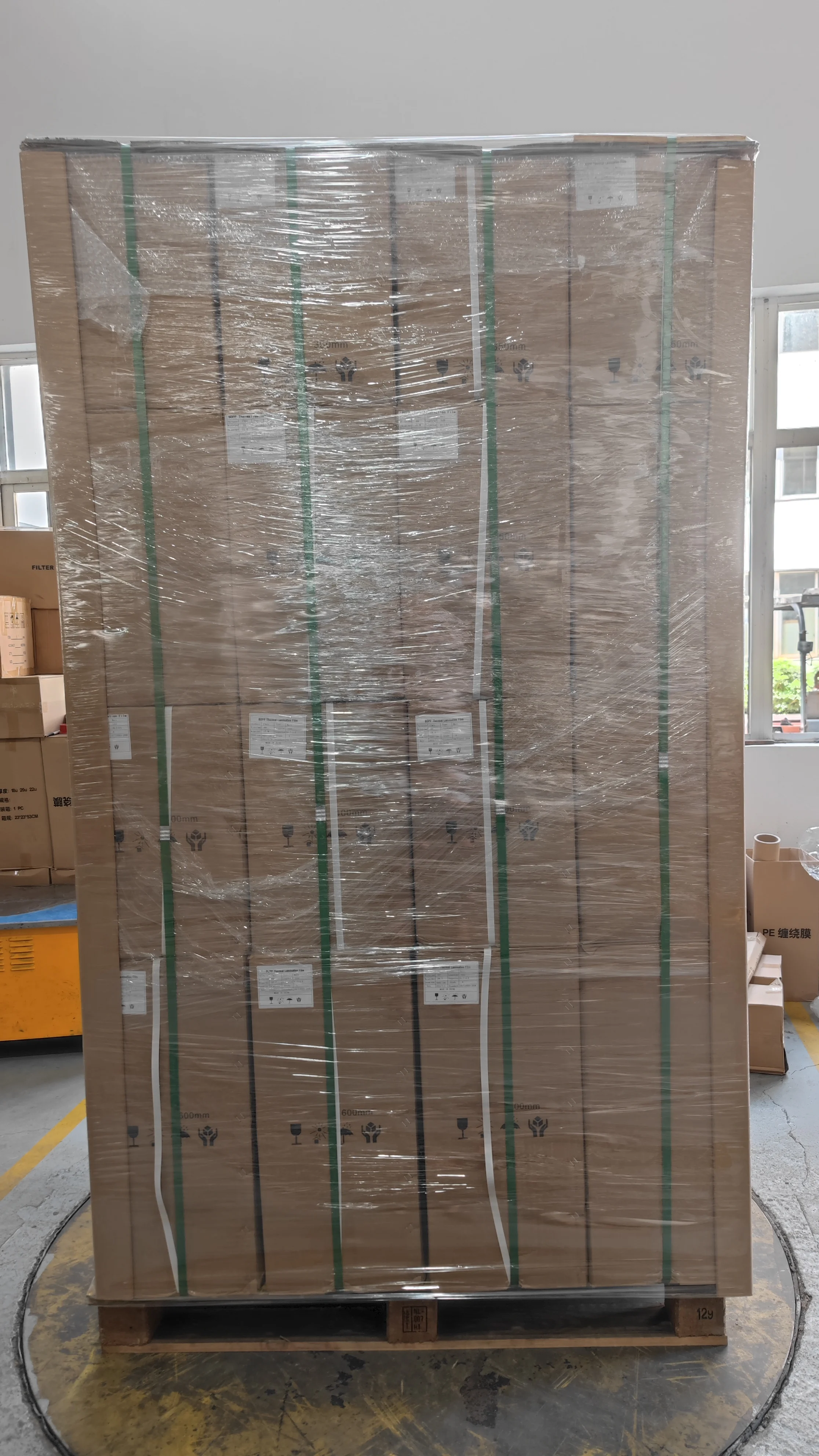 Posters Hot Sale Factory Direct Bopp Thermal Laminated Materials Plastic Transparent Stretch Printing Film