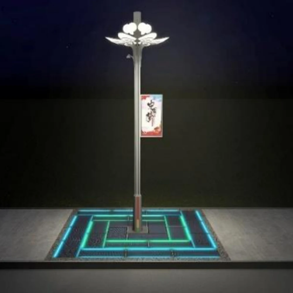 BIPV New energy China supplier night light honeycomb wall lamp solar panel garage outdoor floor tiles