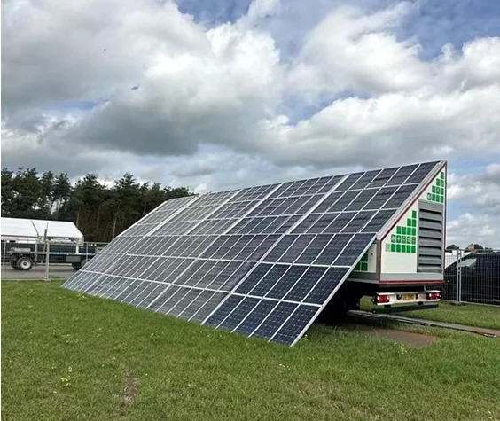 Solar Mobile energy storage trailer with CCTV camera backup power