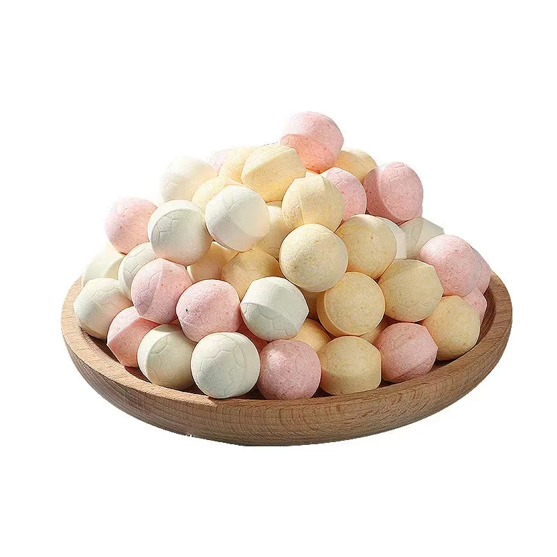 Cute Design Tasty Children Snacks Chinese Milk Candy Football Shape Candy Pressed Milk Candy