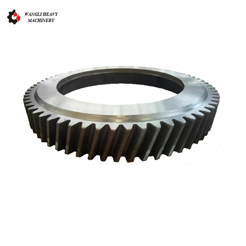 alloy steel industrial forging customized large size pinion gear wheel rotation grinding helical large gear wheel