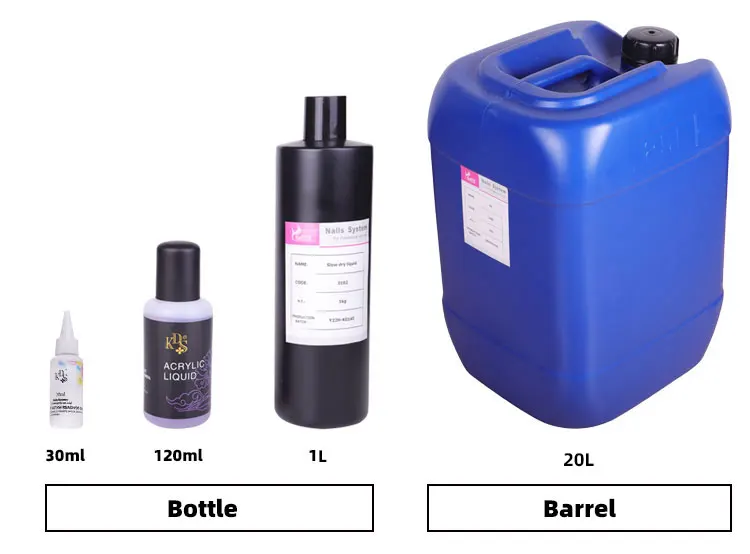 2023 KDS EMA 20L acrylic purple monomer with acrylic powder system