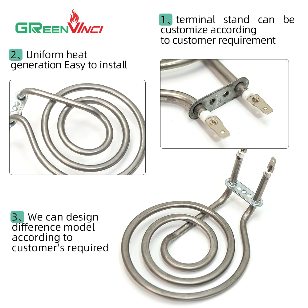 Davinci Factory wholesale can be customized electric oven air fryer heating element