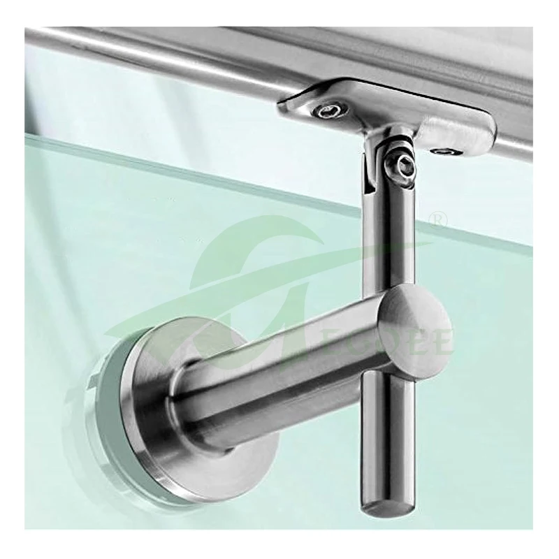 304 Stainless Steel Factory One-Stop Supplier Engineering Project Customized Handrail Accessories Casting Glass Railing Bracket