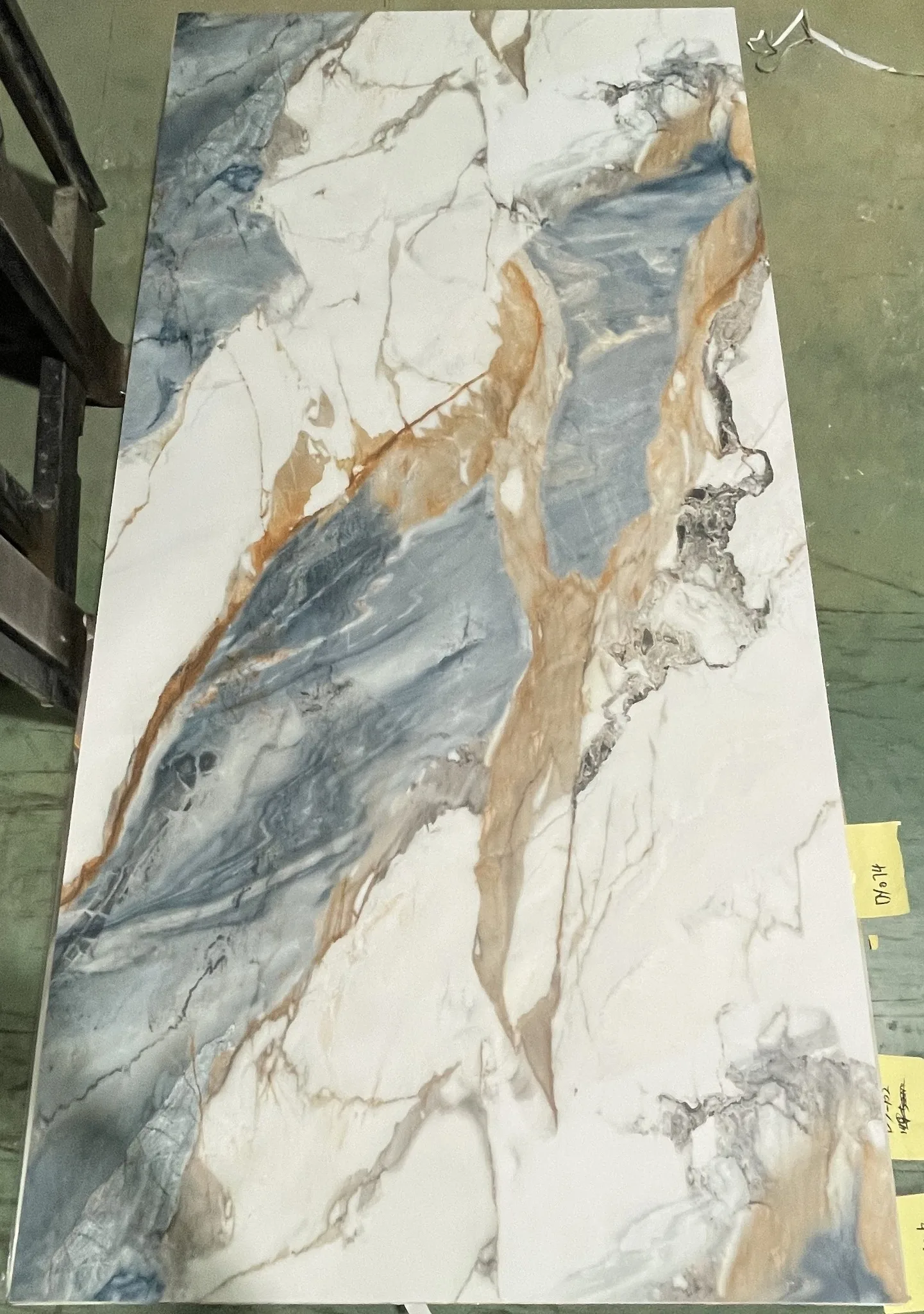 3mm 1220x2440mm Waterproof Bathroom Decorative PVC Plates Faux Marble Wall Panel UV Plastic Sheet For Interior