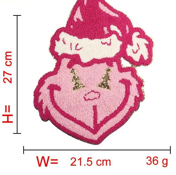 Best Quality Santa Baby Christmas Day Embroidery Patch Snowman Chenille Design Patches for Hoodies