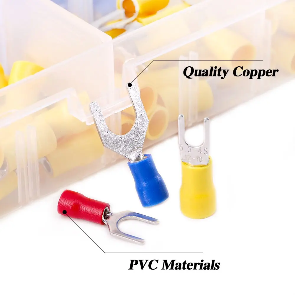 BAOTENG hot sale SV Copper PVC cable 2mm wire spade fork type terminal lug