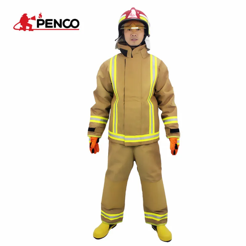 Firefighting Safety Suit Fire Fighting Clothes PENCO Shanghai
